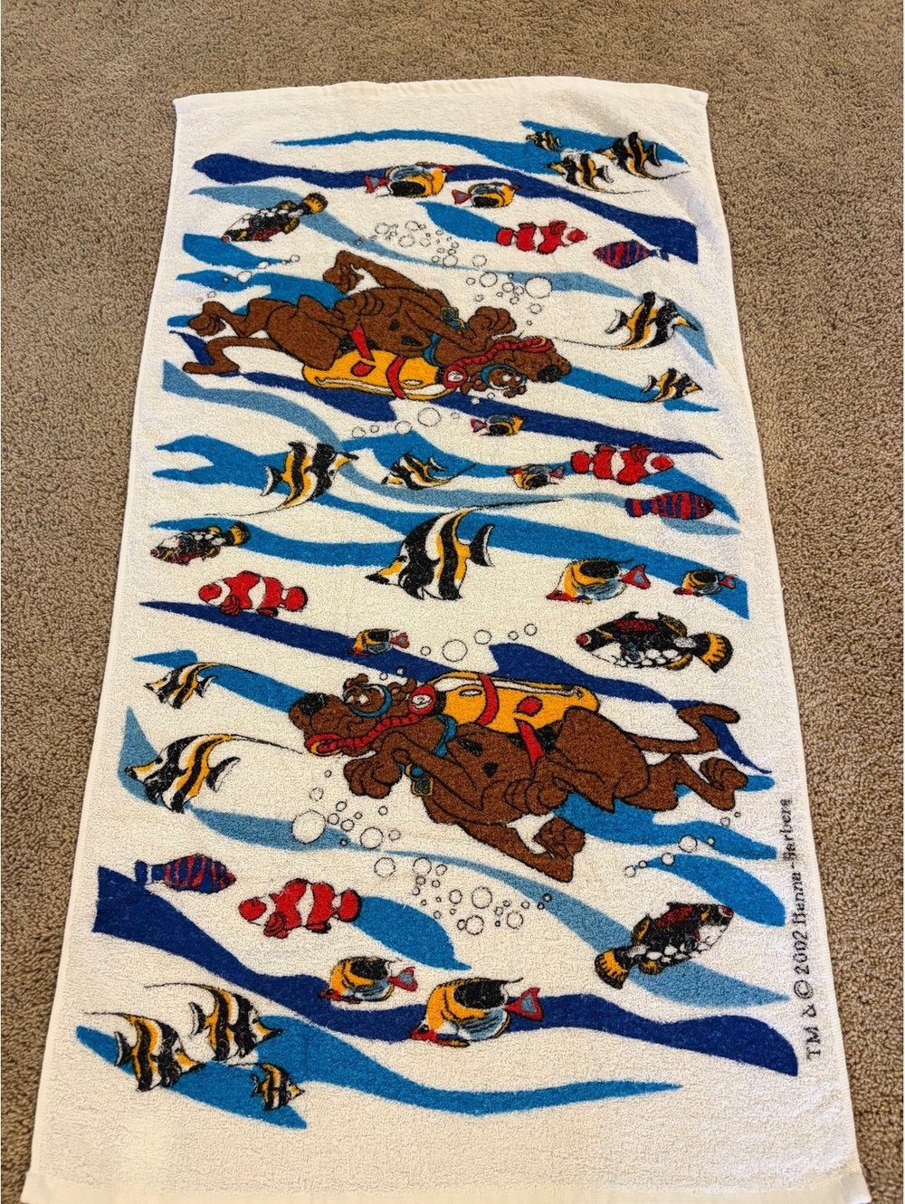 Scooby Doo Towel 2002 Hannah-Barbera